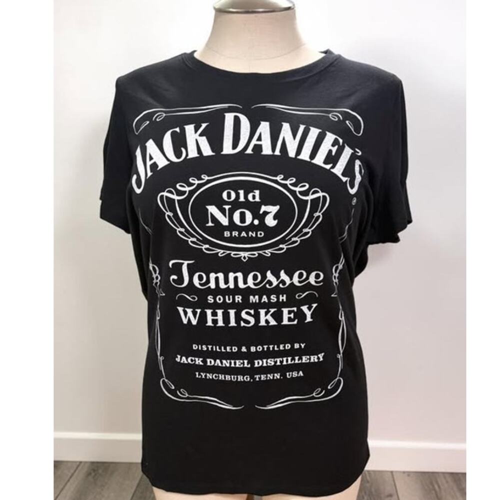 New Torrid 3 (3x 22/24) Classic‎ Fit Black Jack Daniels Graphic Tee T shirt